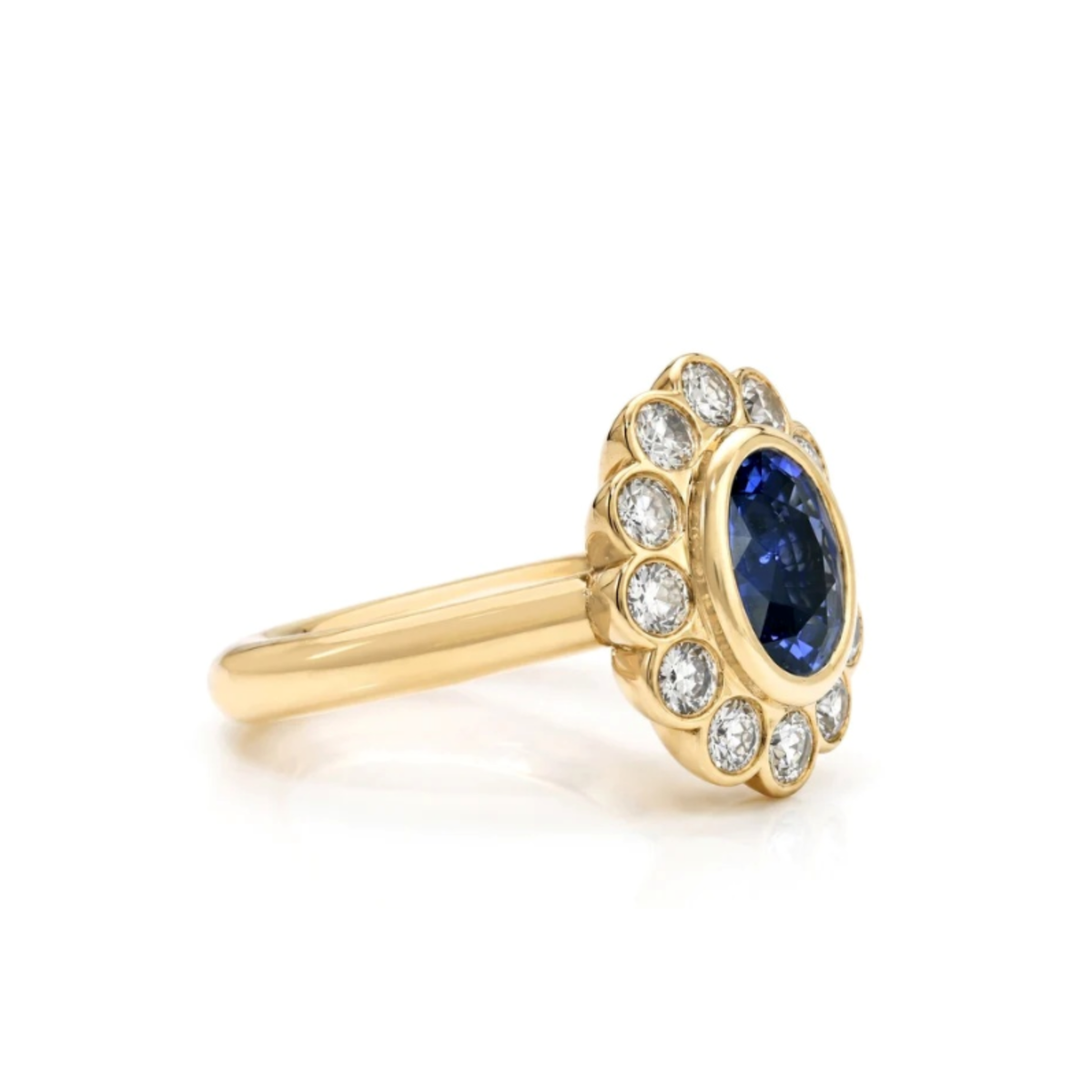 Lilibet Sapphire and Diamond Ring