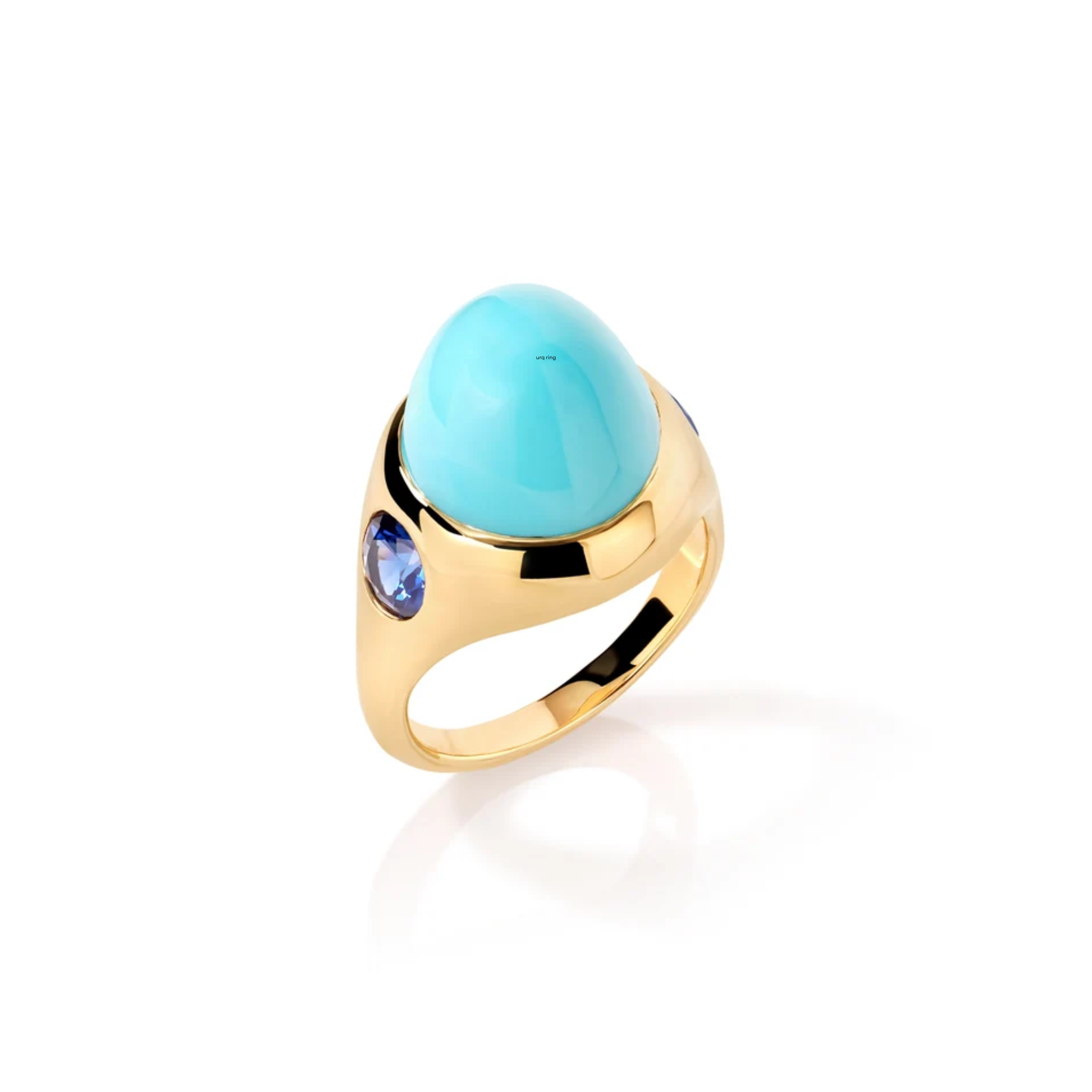 Turquoise & Sapphire Ring