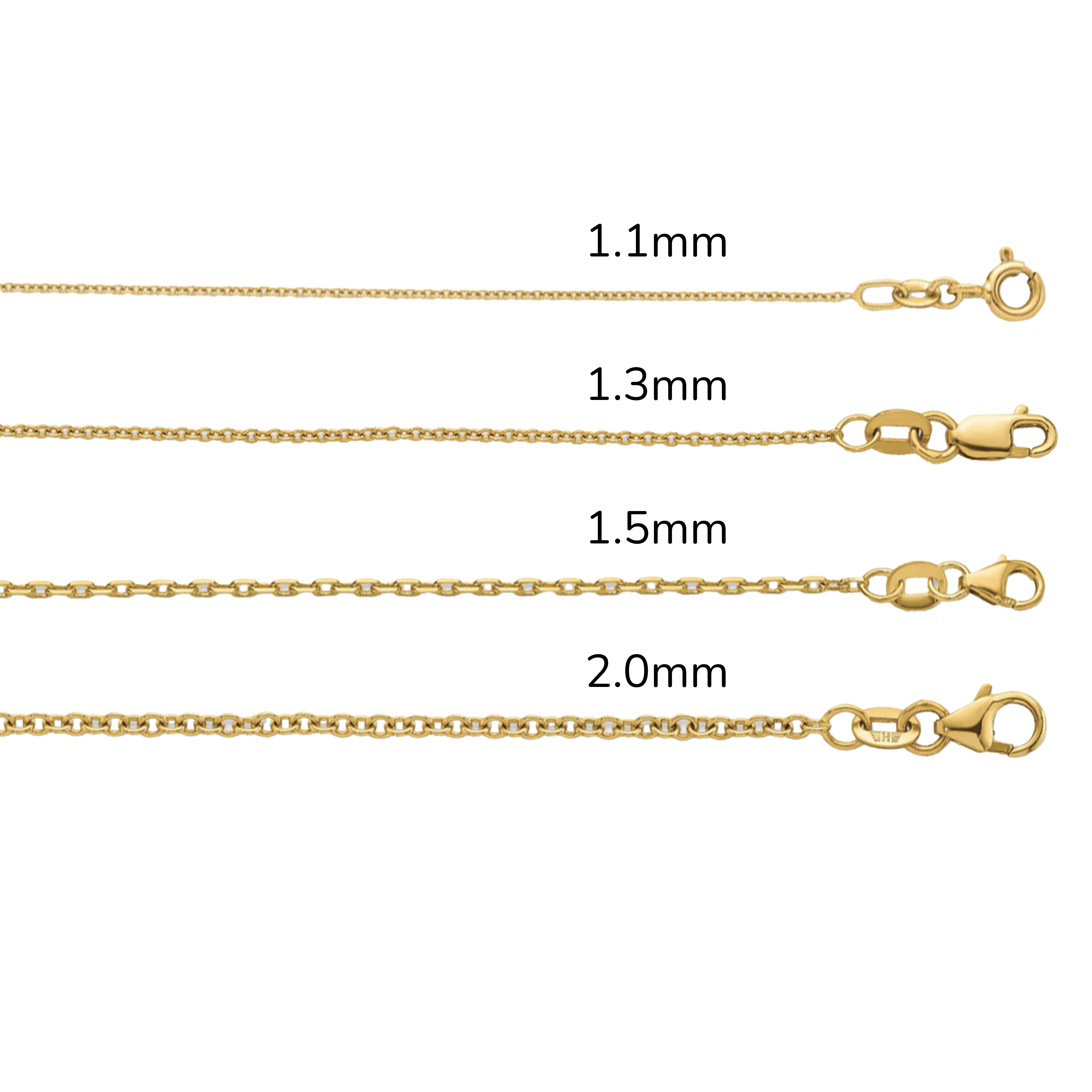 Yellow Gold Cable Chain